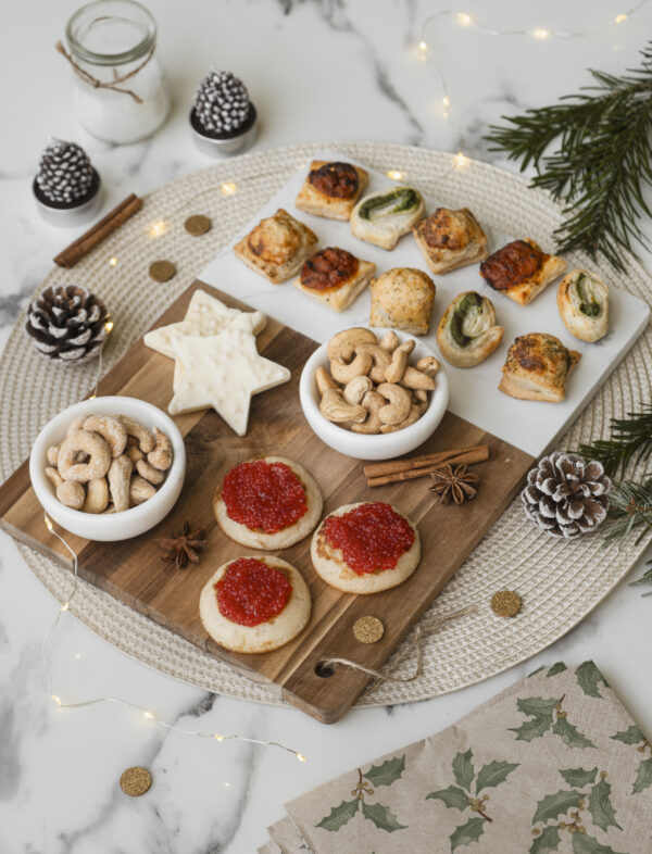 Planche apéritif Noel cajou parmesan truffe